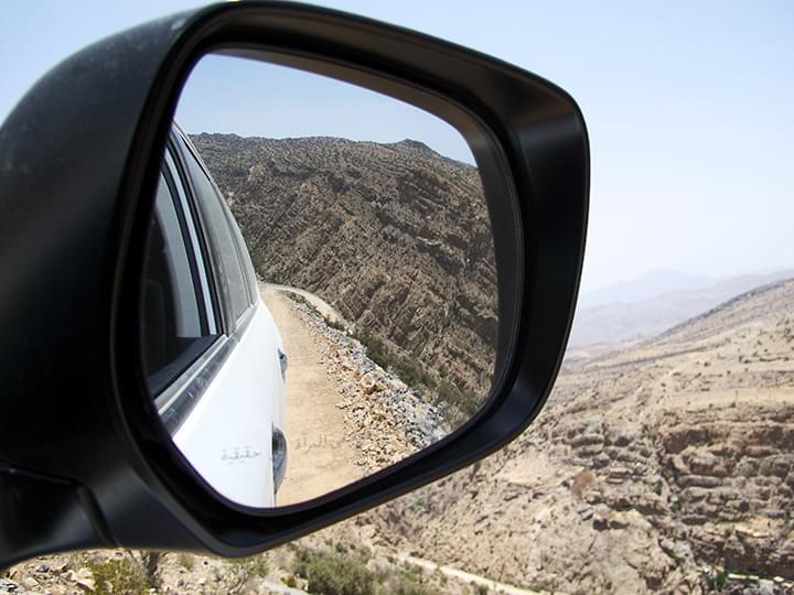 Fahrt durch das Jebel Akhdar Gebirge