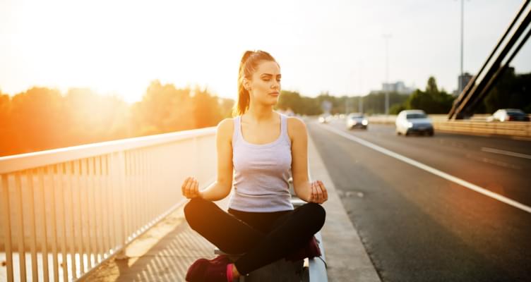 Yoga mit dem Auto